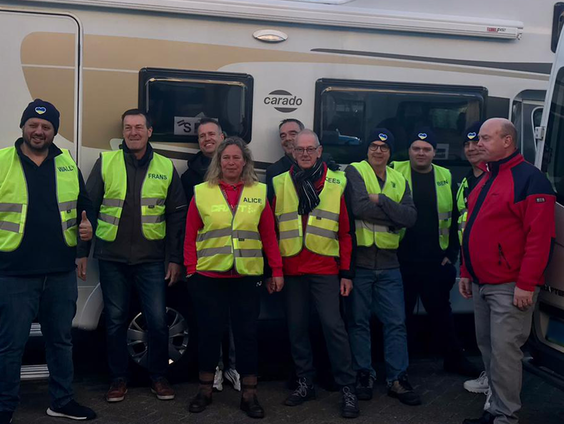Cees van Dijk haalt Oekraïnse vluchtelingen op