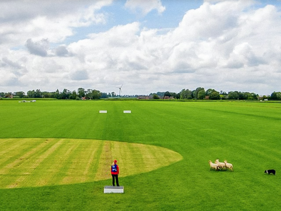 Het European International Schapendrijven vindt plaats in Hoogwoud