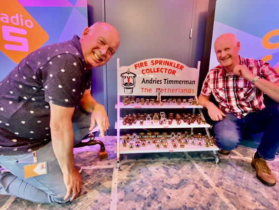 Andries Timmerman heeft een passie voor fire sprinklers