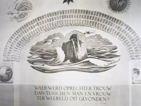 Bouwvakker laat muurschildering verdwijnen