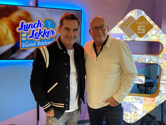 Jeroen van der Boom in de studio