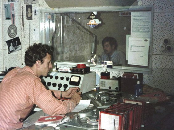 Ruud Westbroek was technicus bij Radio Veronica