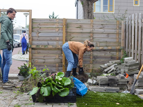 Het NK Tegelwippen is begonnen: "We worden niet blij van het uitzicht op grijze tegels!"