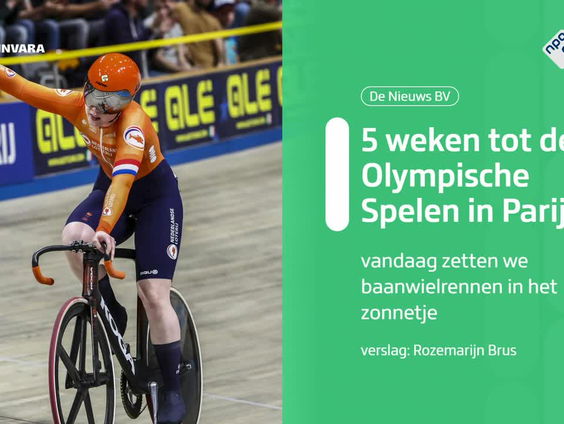 Met nog 5 weken tot de Spelen draaien we warm voor: baanwielrennen!
