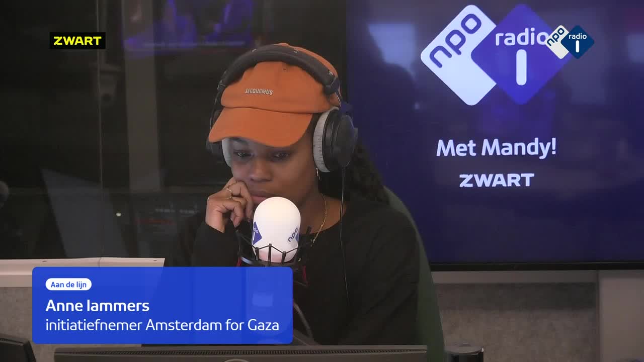 Anne Lammers over Amsterdam for Gaza | NPO Radio 1