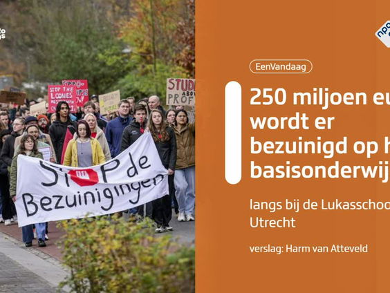 250 miljoen euro bezuiniging op het basisonderwijs