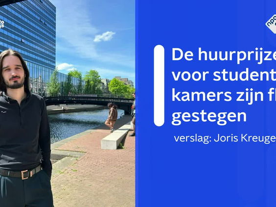 De huurprijzen voor studentenkamers zijn flink gestegen