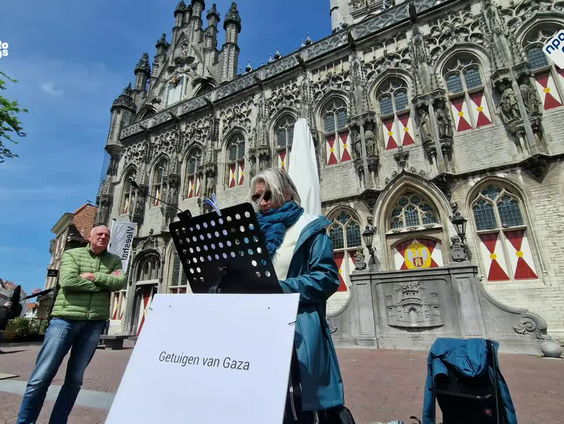 Middelburg in actie: alle namen van slachtoffers in Gaza worden opgelezen