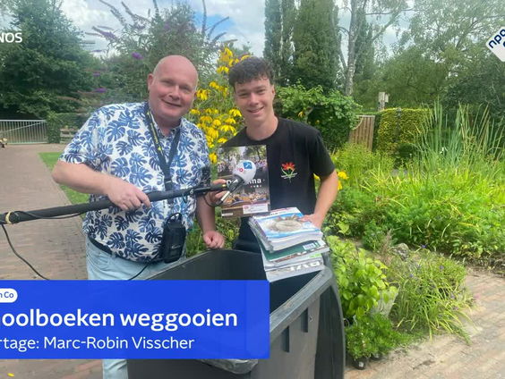 Schoolboeken waar in mag worden geschreven: 'Niet heel duurzaam'