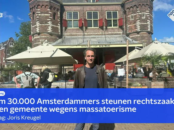 Ruim 30.000 Amsterdammers steunen Alexander Klöpping in rechtszaak massatoerisme