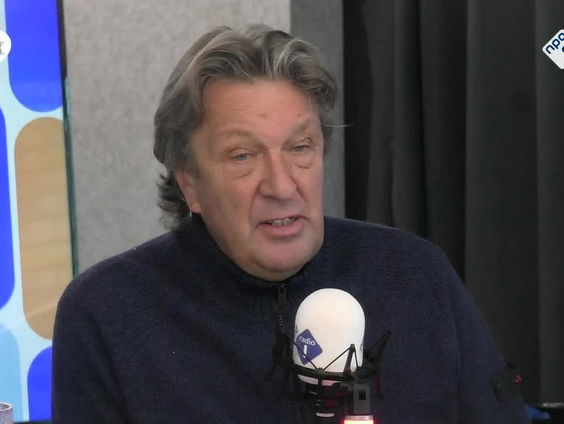 Oud-Feyenoorder Ben Wijnstekers op De Perstribune