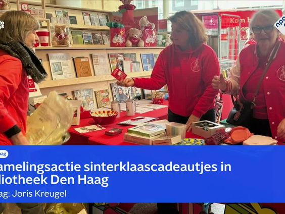 Radio maken om sinterklaascadeautjes in te zamelen