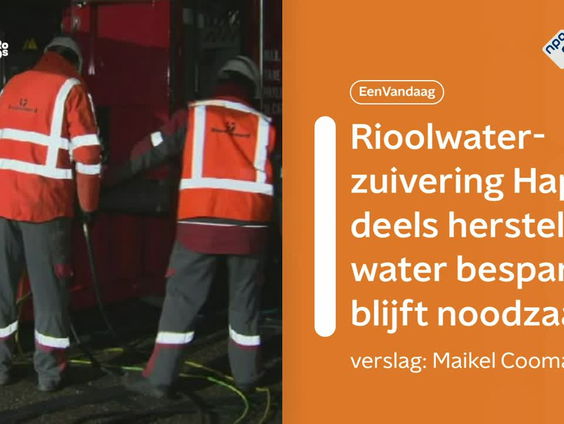 Rioolwaterzuivering Haps deels hersteld