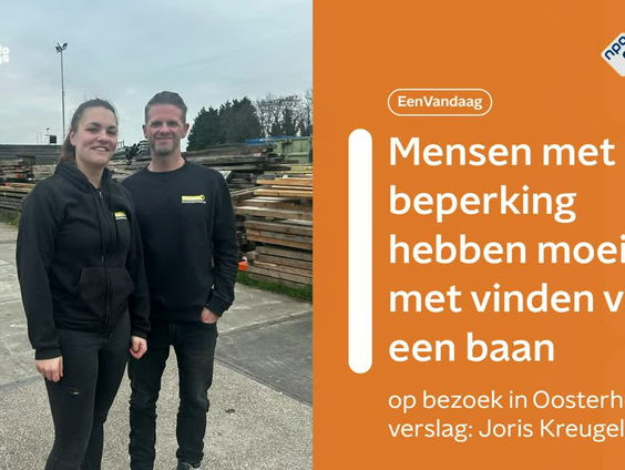 Mensen met een beperking hebben moeite met het vinden van een baan