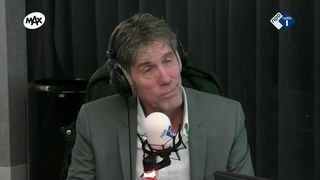 Hans Schiffers op de Perstribune