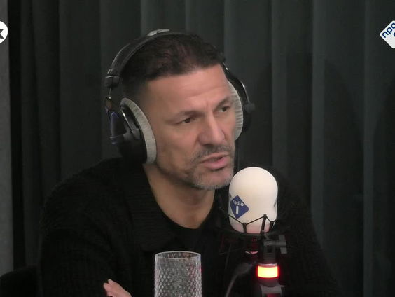 Kahlid Boulahrouz op De Perstribune