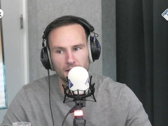 Thomas Krol op De Perstribune