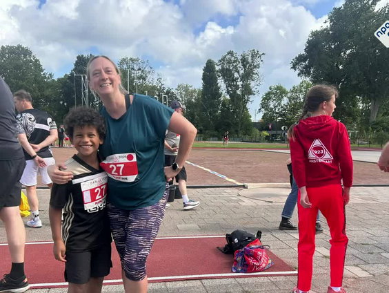 Olympische helden inspireren jonge atleten